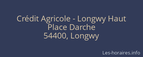 Crédit Agricole - Longwy Haut