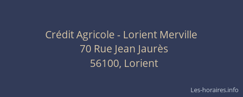 Crédit Agricole - Lorient Merville