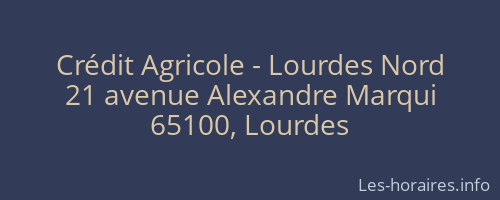 Crédit Agricole - Lourdes Nord