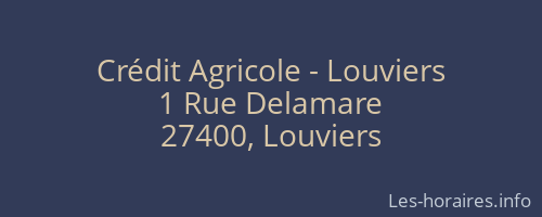 Crédit Agricole - Louviers