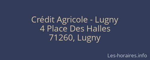 Crédit Agricole - Lugny