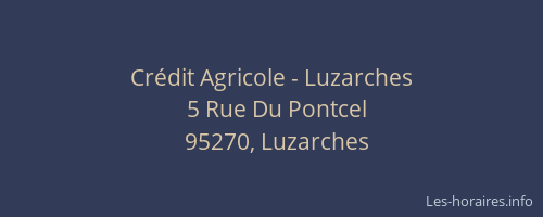 Crédit Agricole - Luzarches