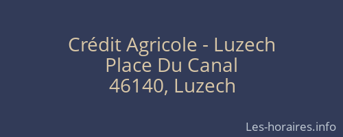 Crédit Agricole - Luzech