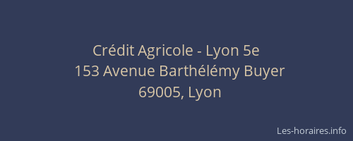 Crédit Agricole - Lyon 5e