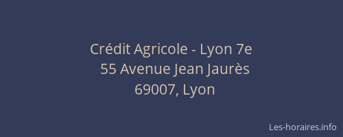 Crédit Agricole - Lyon 7e