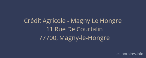 Crédit Agricole - Magny Le Hongre
