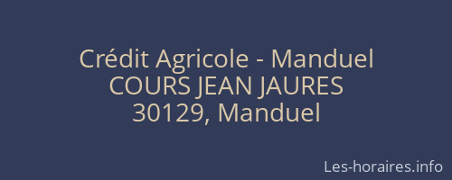 Crédit Agricole - Manduel