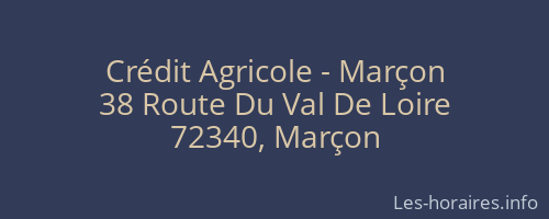 Crédit Agricole - Marçon