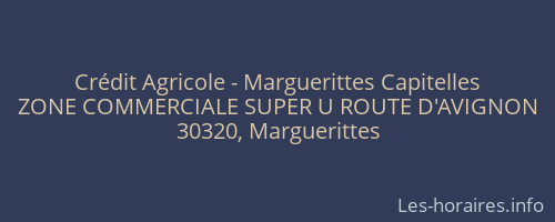 Crédit Agricole - Marguerittes Capitelles