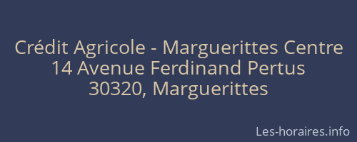 Crédit Agricole - Marguerittes Centre