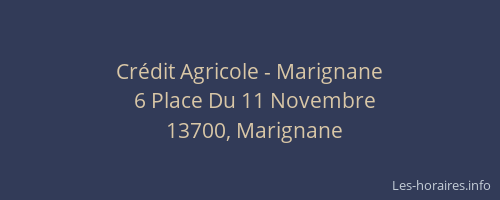 Crédit Agricole - Marignane