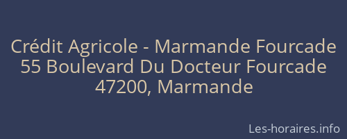 Crédit Agricole - Marmande Fourcade