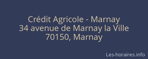 Crédit Agricole - Marnay