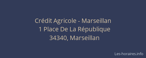 Crédit Agricole - Marseillan