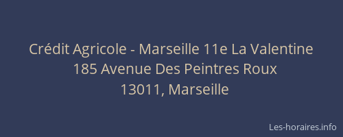 Crédit Agricole - Marseille 11e La Valentine