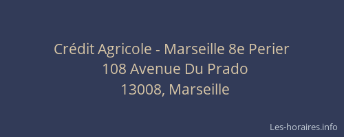 Crédit Agricole - Marseille 8e Perier
