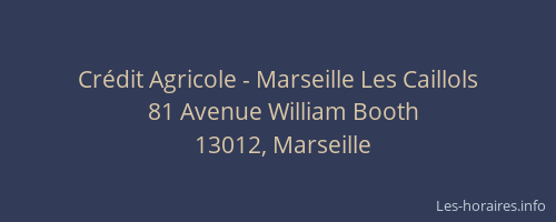 Crédit Agricole - Marseille Les Caillols