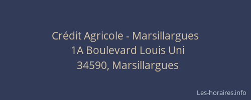 Crédit Agricole - Marsillargues