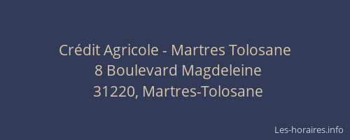 Crédit Agricole - Martres Tolosane