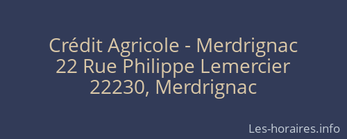 Crédit Agricole - Merdrignac