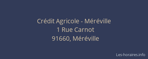 Crédit Agricole - Méréville