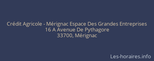 Crédit Agricole - Mérignac Espace Des Grandes Entreprises