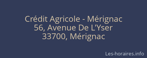 Crédit Agricole - Mérignac