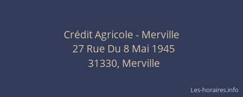 Crédit Agricole - Merville