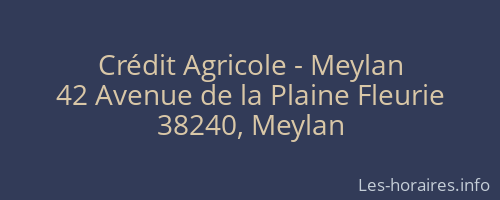 Crédit Agricole - Meylan