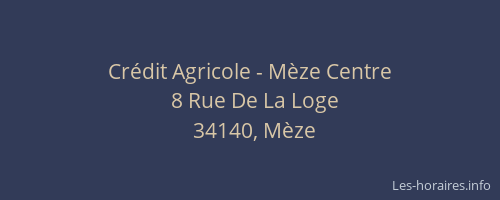 Crédit Agricole - Mèze Centre