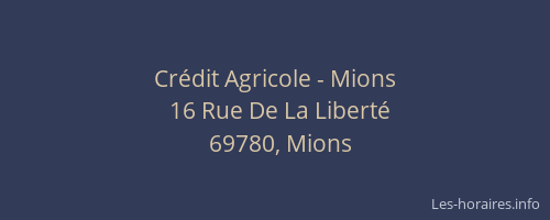 Crédit Agricole - Mions