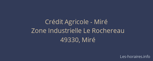 Crédit Agricole - Miré