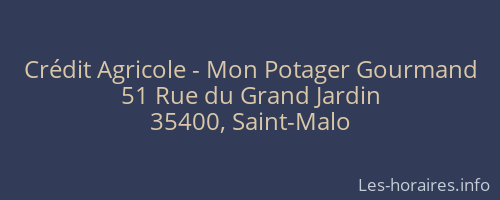 Crédit Agricole - Mon Potager Gourmand