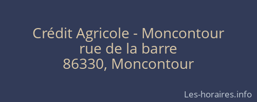 Crédit Agricole - Moncontour
