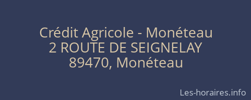 Crédit Agricole - Monéteau