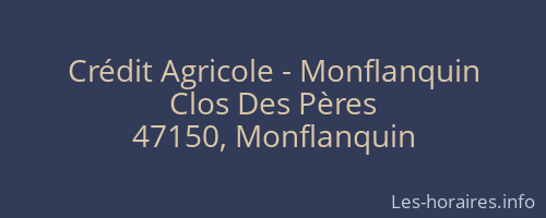 Crédit Agricole - Monflanquin