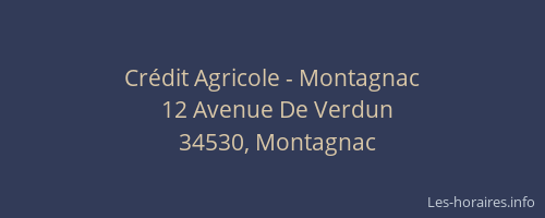 Crédit Agricole - Montagnac
