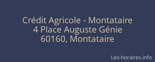 Crédit Agricole - Montataire