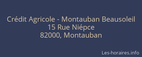 Crédit Agricole - Montauban Beausoleil