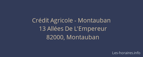 Crédit Agricole - Montauban