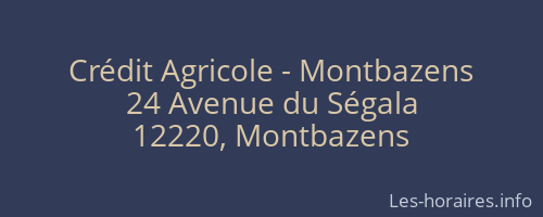 Crédit Agricole - Montbazens