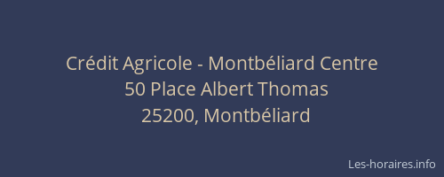 Crédit Agricole - Montbéliard Centre