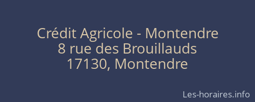 Crédit Agricole - Montendre