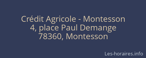 Crédit Agricole - Montesson