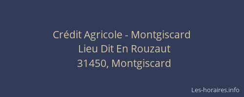 Crédit Agricole - Montgiscard