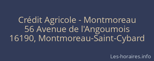 Crédit Agricole - Montmoreau