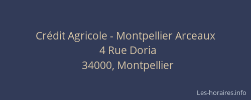 Crédit Agricole - Montpellier Arceaux