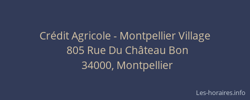 Crédit Agricole - Montpellier Village