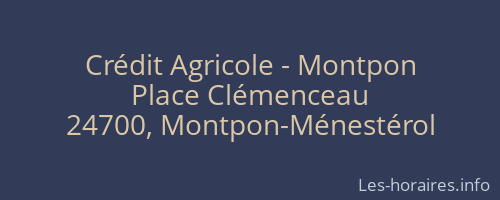 Crédit Agricole - Montpon