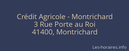 Crédit Agricole - Montrichard